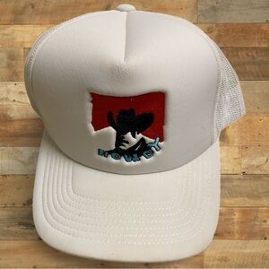 Howdy Apple A.S.S. Trucker Hat White OSFA